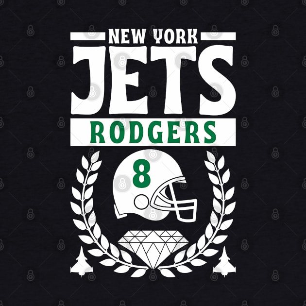 New York Jets Aaron Rodgers 8 American Football Edition 2 by Astronaut.co
